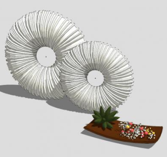 室内装饰工艺品SU模型下载_sketchup草图大师SKP模型