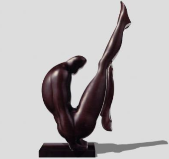 人形工艺品摆件sketchup模型下载_sketchup草图大师SKP模型