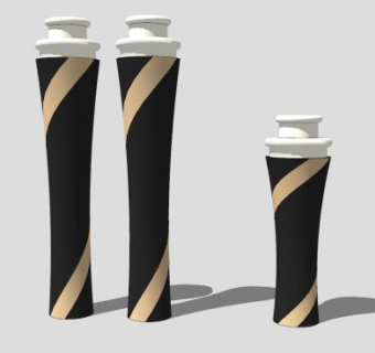 室内客厅边柜摆件SU模型下载_sketchup草图大师SKP模型