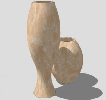 陶瓷工艺品SU模型下载_sketchup草图大师SKP模型