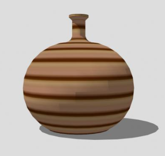 陶瓷陶壶工艺品SU模型下载_sketchup草图大师SKP模型