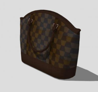 老款女士包包SU模型下载_sketchup草图大师SKP模型