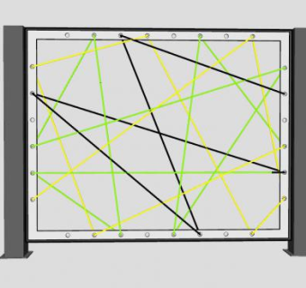 不锈钢玻璃栏杆护栏SU模型下载_sketchup草图大师SKP模型