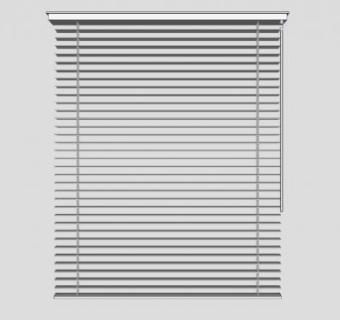 手动式百叶帘SU模型下载_sketchup草图大师SKP模型