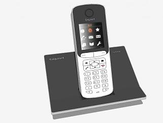 Gigaset S910<em>手机SU模型</em>下载_sketchup草图大师SKP模型