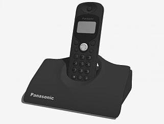 松下Panasonic电话机SU模型下载_sketchup草图大师SKP模型