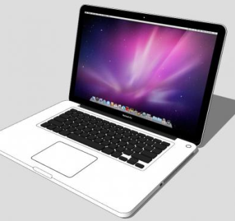 苹果Macbook Pro笔记本电脑SU模型下载_sketchup草图大师SKP模型
