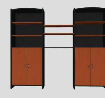 宜家书柜书架SU模型下载_sketchup草图大师SKP模型