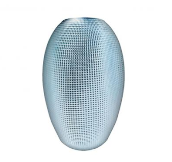 蓝色艺术花瓶SU模型下载_sketchup草图大师SKP模型