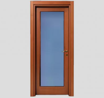 玻璃木门sketchup模型下载_sketchup草图大师SKP模型