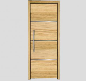 卧室的门实木门SU模型下载_sketchup草图大师SKP模型