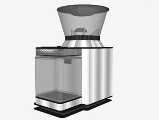不锈钢咖啡机SU模型下载_sketchup草图大师SKP模型