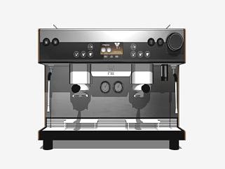 黑金色嵌入式咖啡机SU模型下载_sketchup草图大师SKP模型