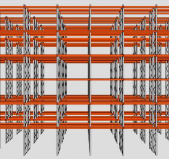 工程建筑脚手架SU模型_su模型下载 草图大师模型_SKP模型