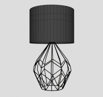 桌灯台灯灯具sketchup模型下载_sketchup草图大师SKP模型