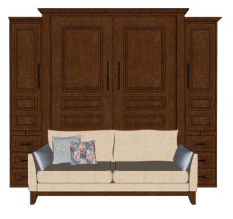 柜子沙发家具SU模型下载_sketchup草图大师SKP模型