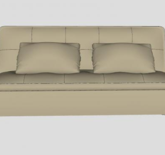 两座现代沙发家具SU模型下载_sketchup草图大师SKP模型