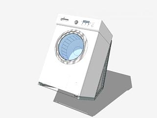 <em>洗衣机SU模型</em>下载_sketchup草图大师SKP模型