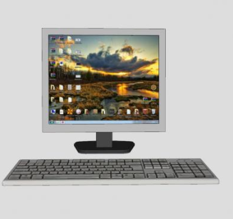 一体机电脑sketchup模型下载_sketchup草图大师SKP模型