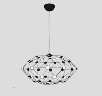 创意现代吊灯SU模型下载_sketchup草图大师SKP模型