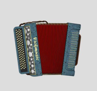 手风琴SU模型下载_sketchup草图大师SKP模型