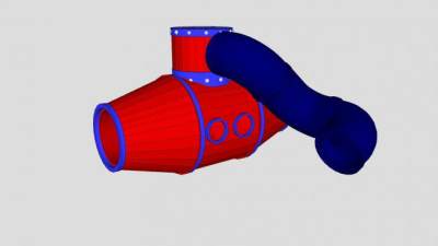 管状儿童游乐设施SU模型下载_sketchup草图大师SKP模型