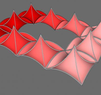 张拉膜顶SU模型下载_sketchup草图大师SKP模型