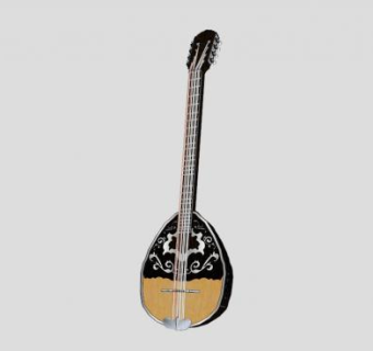 冬不拉SU模型下载_sketchup草图大师SKP模型