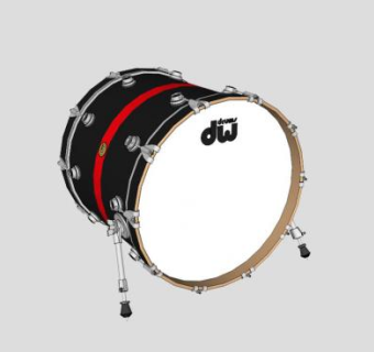 军鼓乐器SU模型下载_sketchup草图大师SKP模型