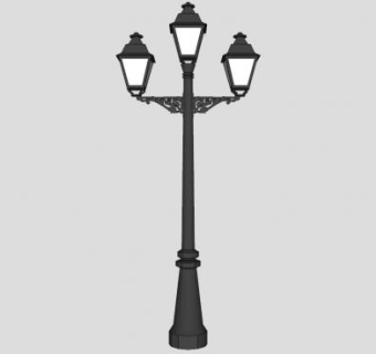 欧式路灯sketchup模型下载_sketchup草图大师SKP模型