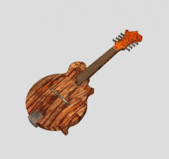 乐器吉他SU模型下载_sketchup草图大师SKP模型