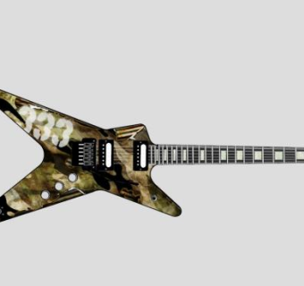 电吉他SKP模型下载_sketchup草图大师SKP模型