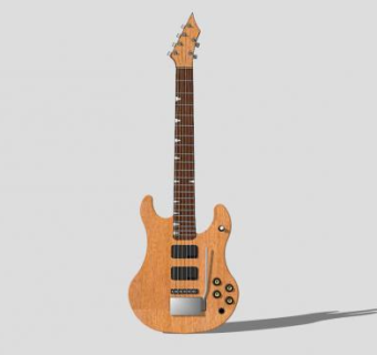 电吉他sketchup模型下载_sketchup草图大师SKP模型