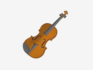 中提琴SU模型下载_sketchup草图大师SKP模型