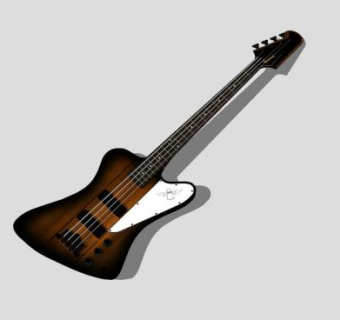 乐器电吉他SU模型下载_sketchup草图大师SKP模型