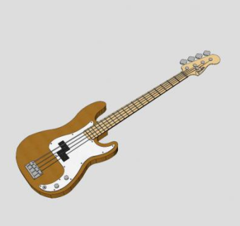 贝斯SU模型下载_sketchup草图大师SKP模型