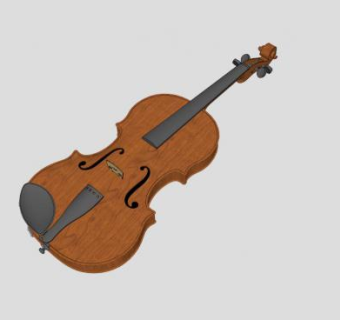 中提琴乐器SU模型下载_sketchup草图大师SKP模型