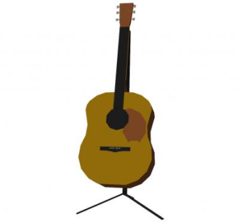 小提琴弦乐器SU模型下载_sketchup草图大师SKP模型