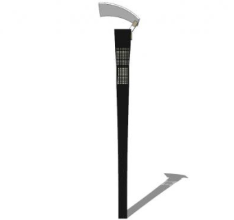 现代防水庭院灯户外灯SU模型下载_sketchup草图大师SKP模型