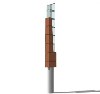 现代景观户外灯具SU模型下载_sketchup草图大师SKP模型