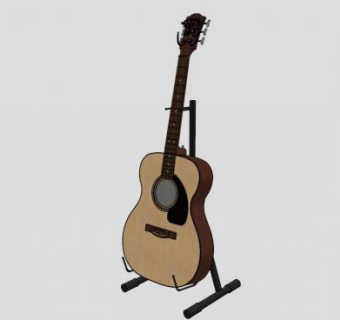 乐器古典吉他SU模型下载_sketchup草图大师SKP模型