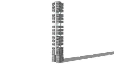 户外草坪灯景观灯SU模型下载_sketchup草图大师SKP模型