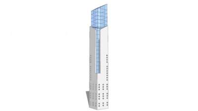 简约方柱景观灯SU模型下载_sketchup草图大师SKP模型