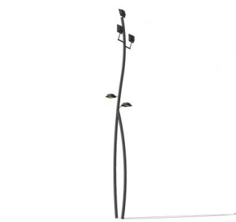 创意造型路灯SU模型下载_sketchup草图大师SKP模型