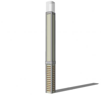 户外庭院灯SU模型下载_sketchup草图大师SKP模型