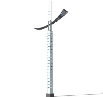 现代创意户外景观灯SU模型下载_sketchup草图大师SKP模型