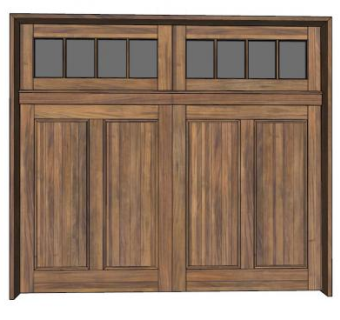 欧美车库门SU模型下载_sketchup草图大师SKP模型