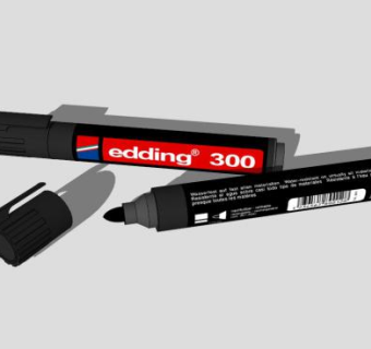 大头笔SU模型下载_sketchup草图大师SKP模型