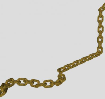 金属锁链SU模型下载_sketchup草图大师SKP模型