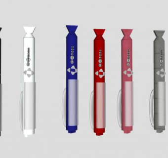 彩色创意笔SU模型下载_sketchup草图大师SKP模型